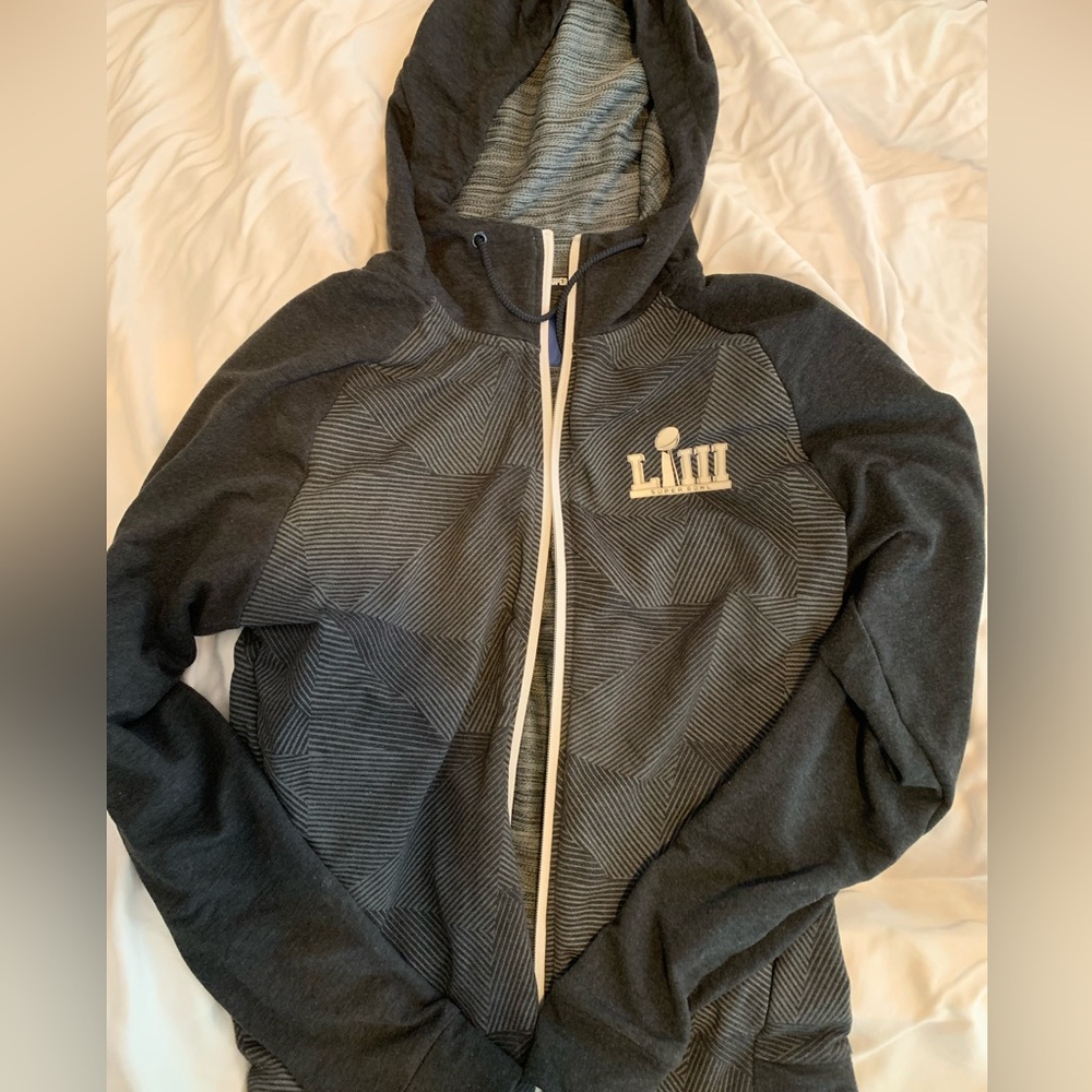 Super Bowl zip up hoodie